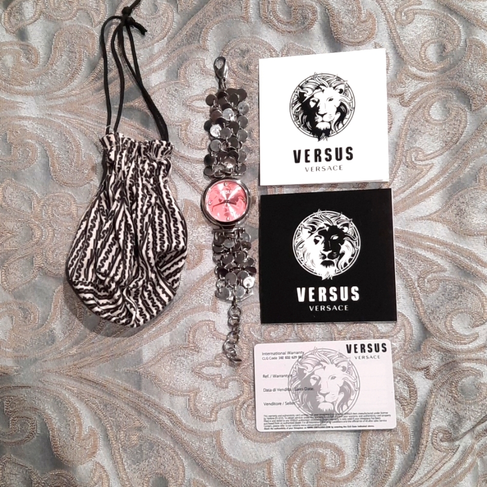 Versus by Versace Paris Lights Women's Swarovski Crystal's Silver Watch